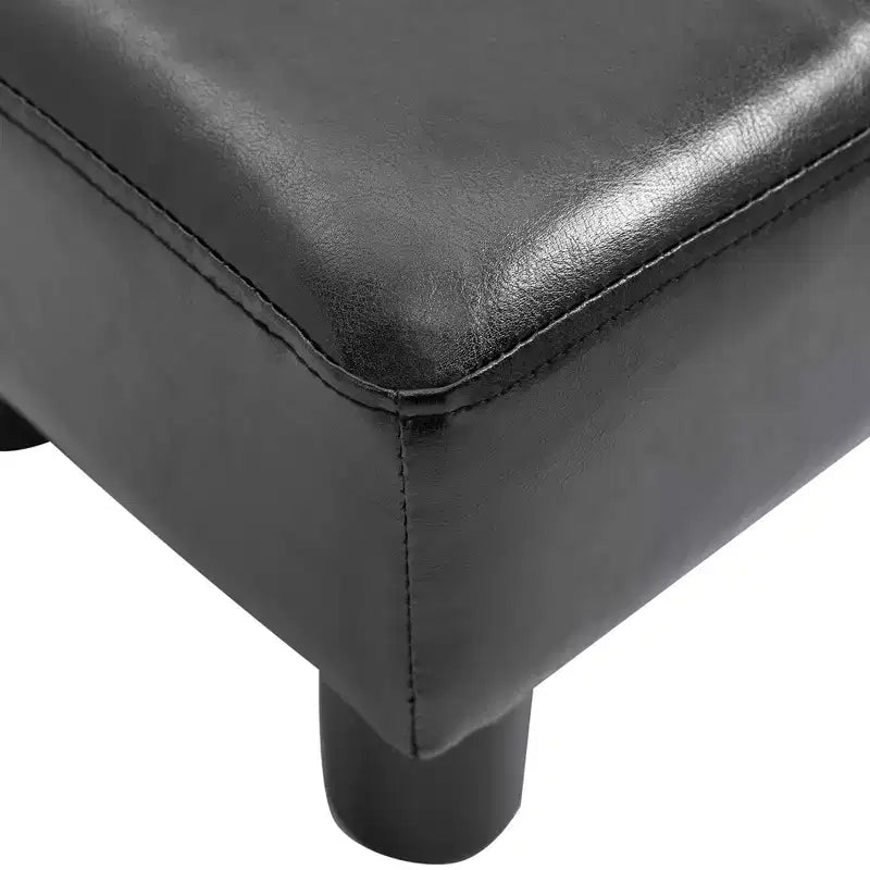 HOMCOM Pouf repose-pieds ottoman en tissu moderne 16 cubes