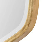Miroir Mural Ovale de Maquillage Uttermost Cadre en Fer Doré Biseauté Moderne 22 1/4 Large Salle de Bain Chambre Salon Bureau à Domicile