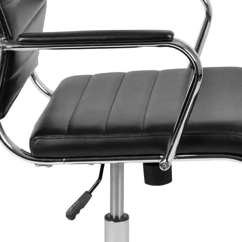 Chaise de bureau Merrick Lane à dossier haut avec réglage pneumatique de la hauteur d'assise et pivotement à 360°