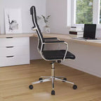Chaise de bureau Merrick Lane à dossier haut avec réglage pneumatique de la hauteur d'assise et pivotement à 360°