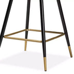 Lot de 2 tabourets de bar Preston bicolores et en métal – Baxton Studio