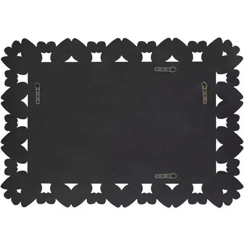 Miroir mural décoratif rectangulaire Possini Euro Design Veneto pour coiffeuse, cadre moderne en verre taillé, 71 cm de large pour salle de bain, chambre à coucher, salon, bureau