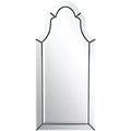 Uttermost Arched Top Vanity Accent Wall Mirror Modern Beveled Polished Mirrored Glass Frame 21 Wide for Bathroom Bedroom Home