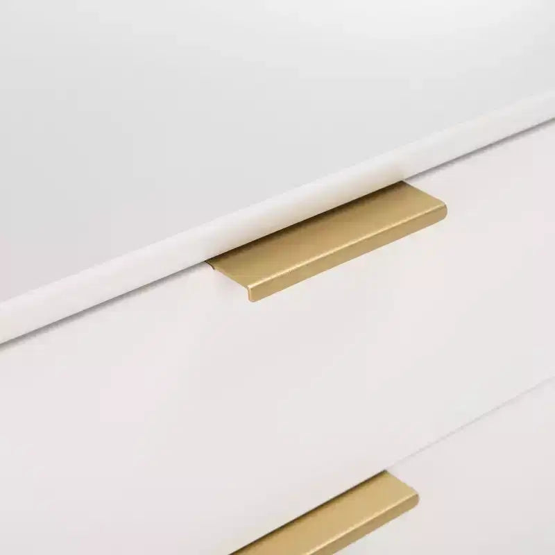 Table d'appoint à 3 tiroirs Baskin - ACC6605A - Blanc - Safavieh