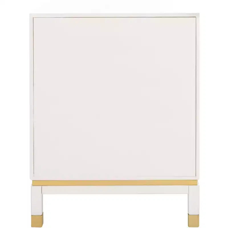 Table d'appoint à 3 tiroirs Baskin - ACC6605A - Blanc - Safavieh