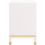 Table d'appoint à 3 tiroirs Baskin - ACC6605A - Blanc - Safavieh