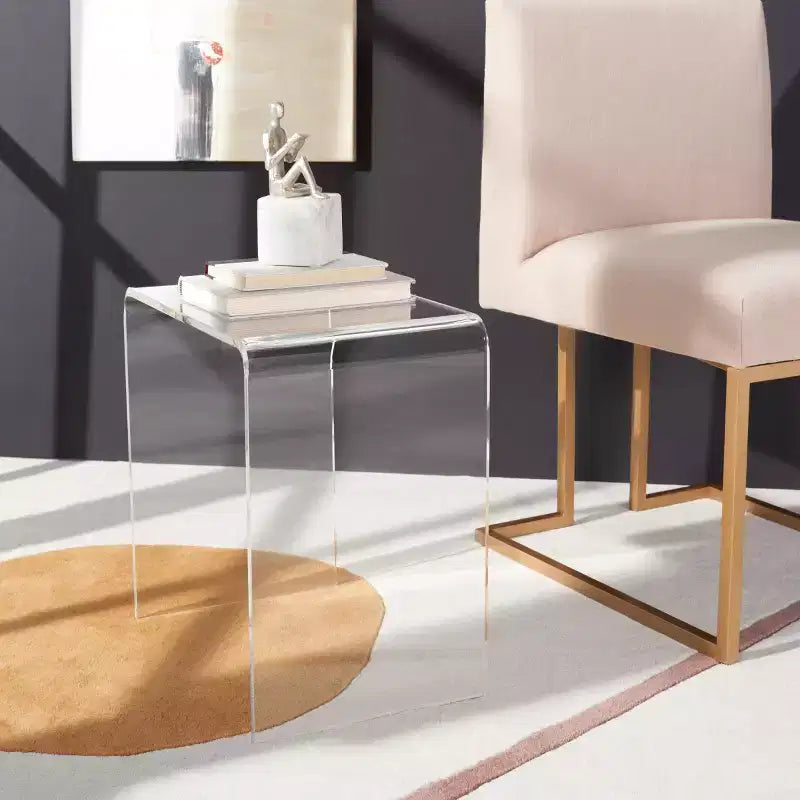 Table d'appoint en acrylique Pryor - ACC8000A - Transparent - Safavieh