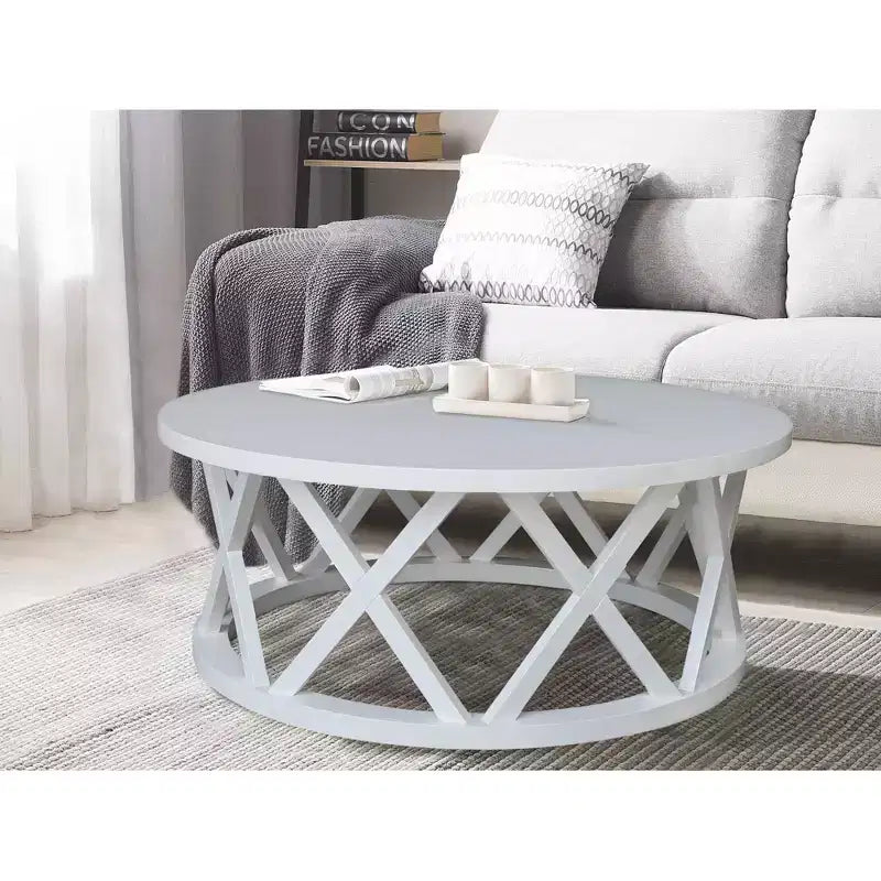 Table basse ronde Ceylon 40 po – International Concepts