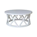 Table basse ronde Ceylon 40 po – International Concepts
