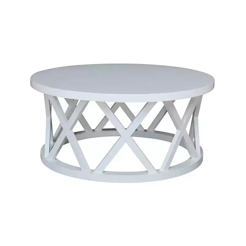 Table basse ronde Ceylon 40 po – International Concepts