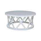 Table basse ronde Ceylon 40 po – International Concepts