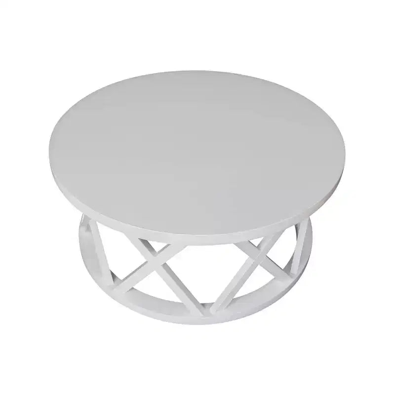Table basse ronde Ceylon 40 po – International Concepts