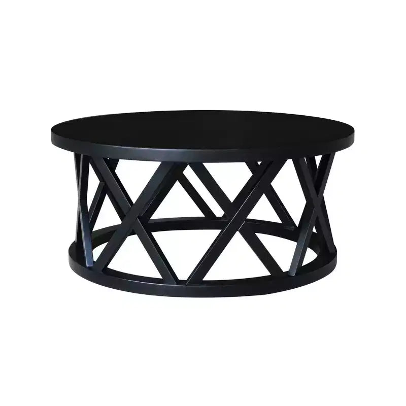 Table basse ronde Ceylon 40 po – International Concepts