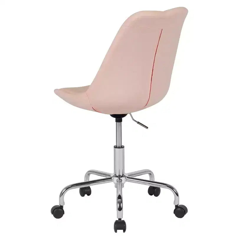 Chaise de bureau pivotante Merrick Lane avec assise pivotante réglable en hauteur, revêtement élégant