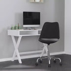 Chaise de bureau pivotante Merrick Lane avec assise pivotante réglable en hauteur, revêtement élégant