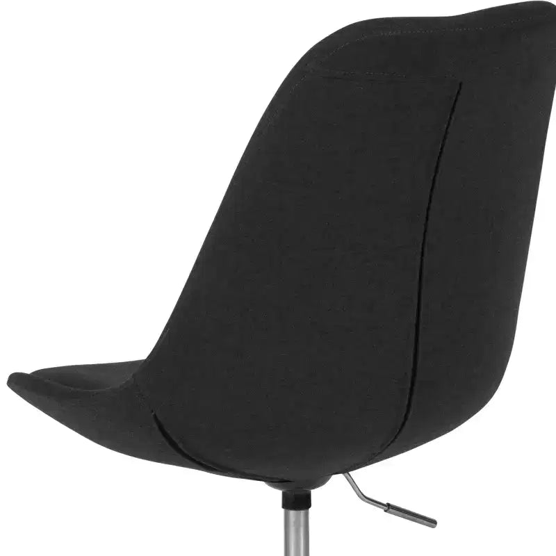 Chaise de bureau pivotante Merrick Lane avec assise pivotante réglable en hauteur, revêtement élégant