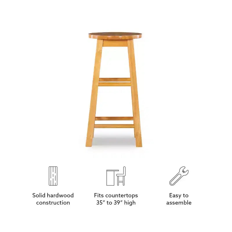 Tabouret de bar hauteur comptoir Killian 24 po - Linon