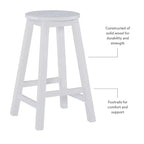 Tabouret de bar hauteur comptoir Killian 24 po - Linon