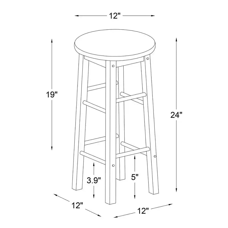 Tabouret de bar hauteur comptoir Killian 24 po - Linon