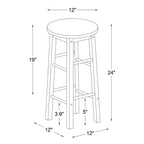 Tabouret de bar hauteur comptoir Killian 24 po - Linon