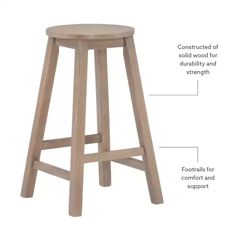 Tabouret de bar hauteur comptoir Killian 24 po - Linon