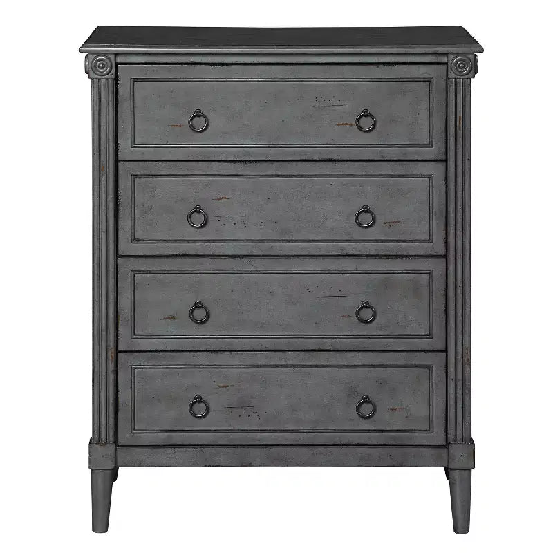 Commode traditionnelle 4 tiroirs Latimer - HOMES: Inside + Out