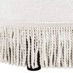 Jennifer Taylor Home Yolanda Ottoman Rond d'Appoint Rembourré 24 po