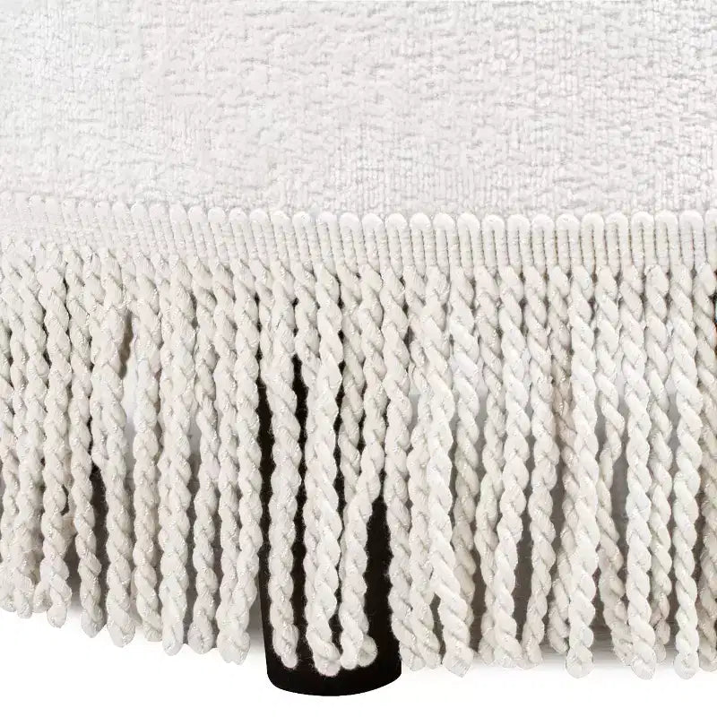 Jennifer Taylor Home Yolanda Ottoman Rond d'Appoint Rembourré 24 po