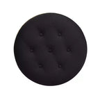 Jennifer Taylor Home Yolanda Ottoman Rond d'Appoint Rembourré 24 po