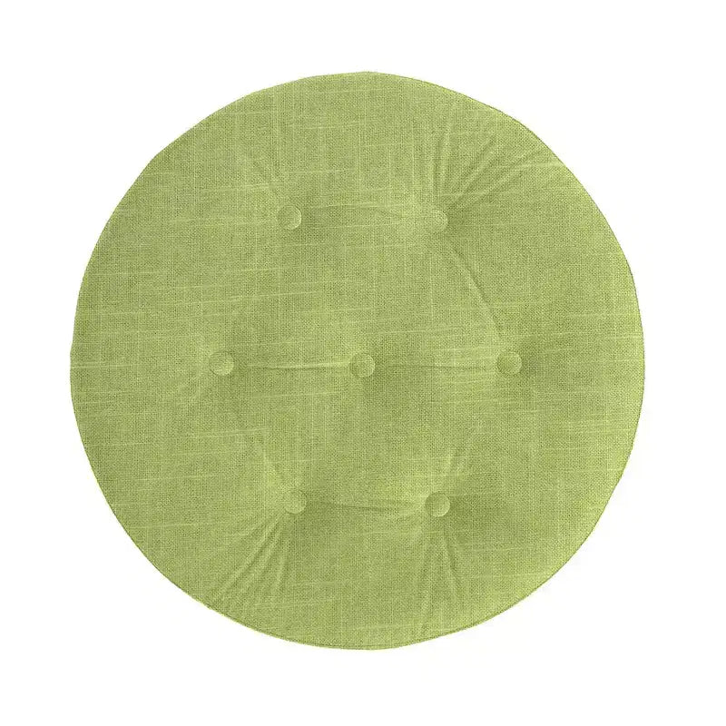 Jennifer Taylor Home Yolanda Ottoman Rond d'Appoint Rembourré 24 po