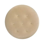 Jennifer Taylor Home Yolanda Ottoman Rond d'Appoint Rembourré 24 po