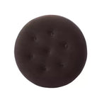 Jennifer Taylor Home Yolanda Ottoman Rond d'Appoint Rembourré 24 po