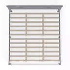 Lit plateforme en bois massif de style campagnard Glenwillow Home
