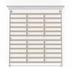 Lit plateforme en bois massif de style campagnard Glenwillow Home