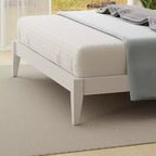 Lit plateforme en bois massif de style campagnard Glenwillow Home