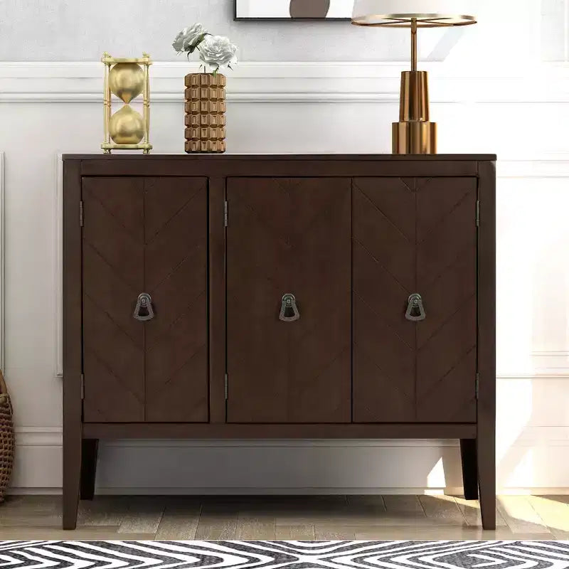 Meuble de rangement d'appoint avec étagère réglable-ModernLuxe