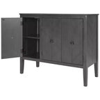 Meuble de rangement d'appoint avec étagère réglable-ModernLuxe