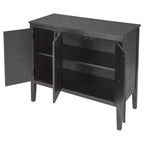 Meuble de rangement d'appoint avec étagère réglable-ModernLuxe