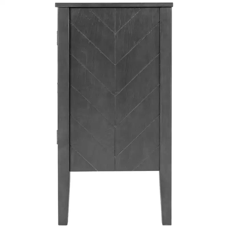 Meuble de rangement d'appoint avec étagère réglable-ModernLuxe