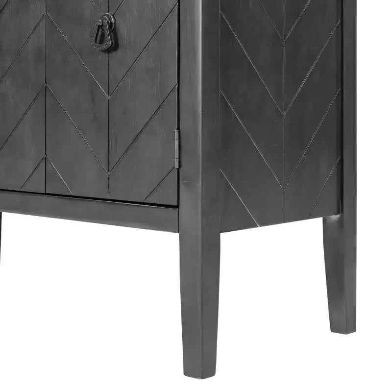 Meuble de rangement d'appoint avec étagère réglable-ModernLuxe
