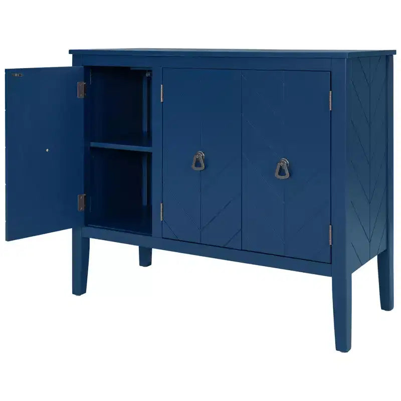 Meuble de rangement d'appoint avec étagère réglable-ModernLuxe