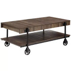 Ensemble de 2 tables basses industrielles Huntingdale - miBasics