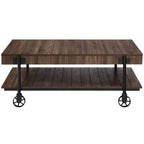 Ensemble de 2 tables basses industrielles Huntingdale - miBasics