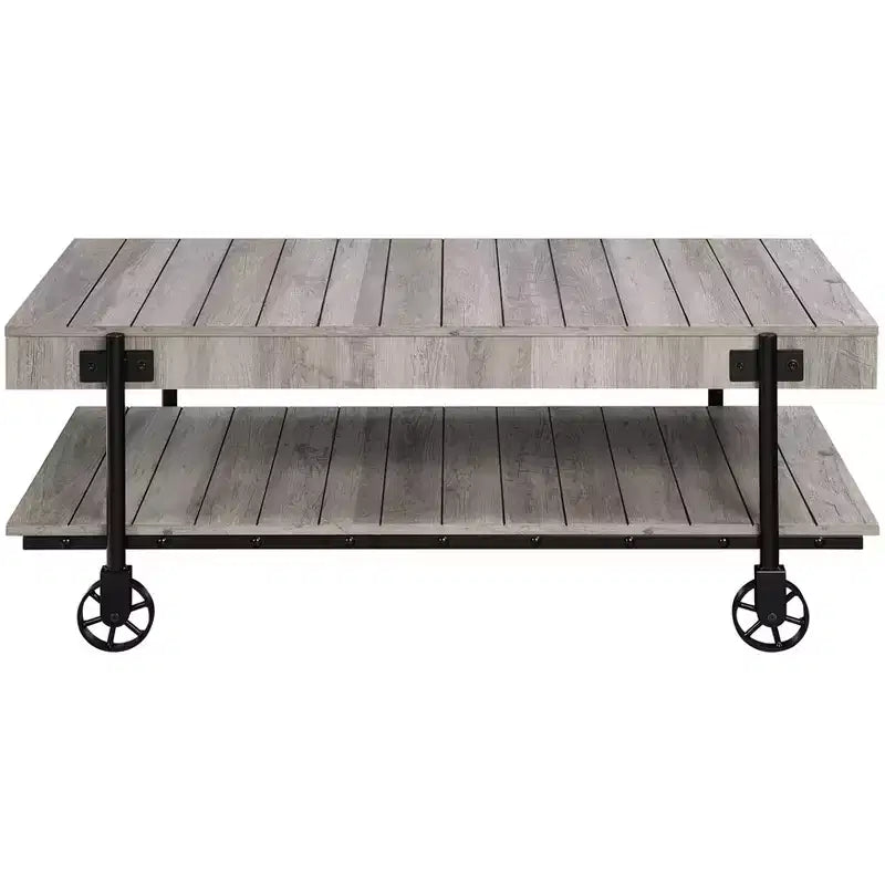 Ensemble de 2 tables basses industrielles Huntingdale - miBasics