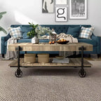 Ensemble de 2 tables basses industrielles Huntingdale - miBasics