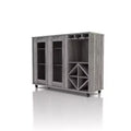 24/7 Shop At Home Carmelia Industrial Inspired Sliding Door Buffet