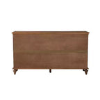 Nikolaj Buffet traditionnel 3 tiroirs de 147 cm de large avec pieds en bois massif | KARAT HOME