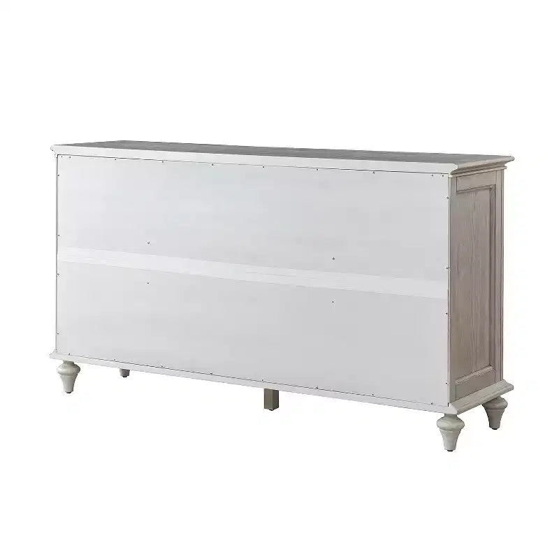 Nikolaj Buffet traditionnel 3 tiroirs de 147 cm de large avec pieds en bois massif | KARAT HOME