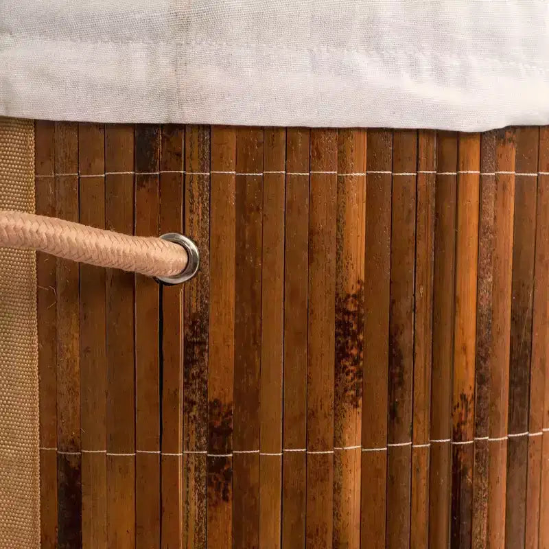 Panier à linge pliable Wickerwise avec couvercle et poignées pour organiser les vêtements et les jouets, bac de lavage durable