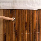 Panier à linge pliable Wickerwise avec couvercle et poignées pour organiser les vêtements et les jouets, bac de lavage durable